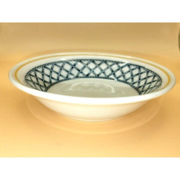 Vintage Reco Fruit Bowl E410-58 W Saucer Side Dish With Woven Pattern DH916 - Picture 3 of 5
